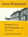 Konzert Nr.1 op.65 fr Violoncello und Orchester fr Violoncello und Klavier