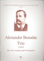 Trio fr 2 Violinen und Violoncello Stimmen