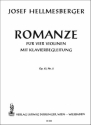 Romanze op.43,2 fr 4 Violinen und Klavier