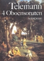 4 Sonaten  fr Oboe und Bc