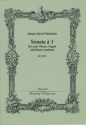Sonata a 3 fr 2 Oboen, Fagott und Bc Partitur und Stimmen