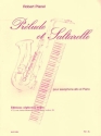 Prlude et saltarelle pour saxophone alto et piano