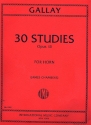 30 Studies op.13 for horn