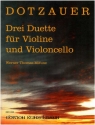 3 Duette fr Violine und Violoncello Stimmen