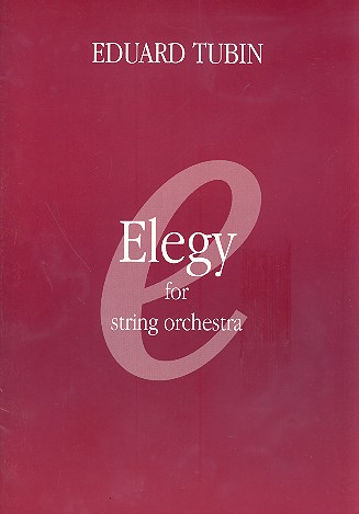 Elegy for string orchestra score and parts