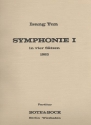 Symphonie I in vier Stzen (1983)  Partitur
