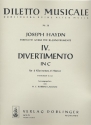 DIVERTIMENTO C-DUR NR.4 HOB.II:14 FUER 2 KLARINETTEN UND 2 HOERNER ROBBINS LANDON, H.C., ED