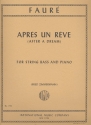Aprs un rve for string bass and piano Zimmermann, Fred, ed