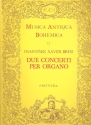 2 Konzerte für Orgel und Orchester Partitur