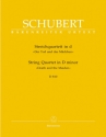 Streichquartett d-Moll D810  Stimmen