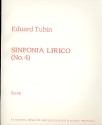 Sinfonia lirico Nr.4 fr Orchester Studienpartitur
