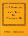 4 Duos fr 2 Violoncelli 2 Spielpartituren