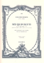 6 Quintetti op.56 fr Klavier und Streichquartett 4 Streicherstimmen