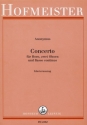 Konzert fr Horn, 2 Oboen und Bc fr Horn und Klavier (Orgel)