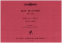 6 kurze Stcke WoO26 (1898) fr Orgel