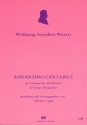 Andantino cantabile KV374g fr Violoncello und Klavier