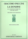 Canzone der Doretta aus La rondine für Gesang und Klavier (it/en)