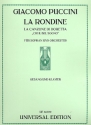 Canzone der Doretta aus La rondine fr Gesang und Klavier (it/en)