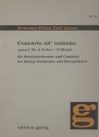 Concerto all'unisono D-Dur op.2,6 fr Streichorchester und Cembalo Partitur