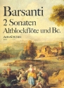 2 Sonaten op.2,1 und op.2,2 fr Altblockflte und BC