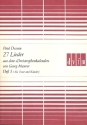 27 Lieder aus dem Dreistrophenkalender Band 3 (Nr.19-27) fr Alt, Tenor und Klavier