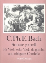 Sonate g-Moll fr Viola (Viola da gamba) und obligates Cembalo