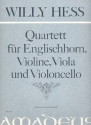 Quartett op.141 fr Englischhorn und Streichtrio Partitur und Stimmen