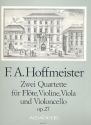 2 Quartette op.27 fr Flte, Violine, Viola und Violoncello Stimmen