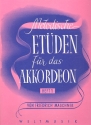 Melodische Etden Band 1 fr Akkordeon 8-32 Bsse