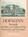 Serenade op.65 fuer fl, 2 vl, va, vc und kb (fl u. streichorchester) stimmen