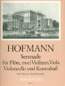 Serenade op.65 fuer fl, 2 vl, va, vc und kb (fl u. streichorchester) stimmen