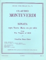 Sonata sopra Sancta Maria ora pro nobis for 9 part brass choir score and 11parts