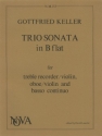 Trio sonata b flat major for treble recorder (vl), oboe (vl) and b.c 4 parts
