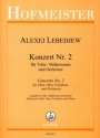 Konzert Nr.2 fr Tuba (Bassposaune)  Orchester  fr Tuba (Bassposaune) und Klavier