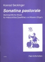 Sonatina pastorale  fr Altblockflte (Flte) und Klavier (Orgel)