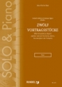 12 Vortragsstcke fr Posaune in B/C (Tenorhorn/Bariton/Tenorsaxophon/ Trompete) und Klavier,    Partitur und 2 Stimmen