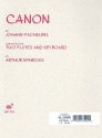Canon for 2 flutes and keyboard score and parts