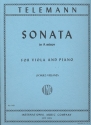 Sonata a minor for viola and piano