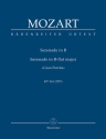 Serenade B-Dur KV361 für 2 Oboen, 2 Klarinetten, 2 Bassetthörner, 4 Hörner, 2 Fagotte, Kontrabaß,  Studienpartitur