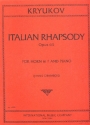 Italian Rhapsody op.65 for horn in F and piano