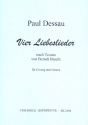 4 Liebeslieder nach Texten von Brecht fr Gesang und Gitarre