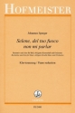 Selene del tuo fuoco non mi parlar fr Bass, Kontrabass und Orchester fr Bass, Kontrabass und Klavier,  Stimmen