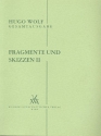 Fragmente und Skizzen Band 2 Faksimile Smtliche Werke Band 19,2