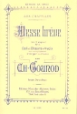 Messe brve ut majeur no.7 pour soli, choeur  4 voix et orgue ou piano,  partition chant et orgue