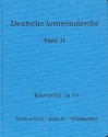 Deutsche Armeemrsche Band 2 fr Blasorchester Klarinette in Es