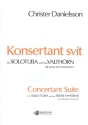 Concertant Suite for solo tuba and 4 french horns or other brass instruments,  score