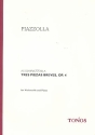 3 piezas breves op.4 para cello y piano