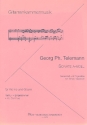 Sonate a-Moll fr Violine und Gitarre Partitur und Stimmen