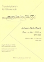 Partita D-Dur Nr.1 BWV825 fr Gitarre solo (originale fr Cembalo B-Dur)