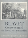 Concerto a-Moll fr Flte, 2 Violinen und Bc Partitur